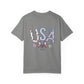 Comfort Colors USA Floral Flag T-Shirt