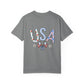 Comfort Colors USA Floral Flag T-Shirt