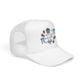Embroidered Red White and Strawberry Foam, Mesh Trucker Hat