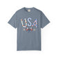 Comfort Colors-USA Floral T-Shirt