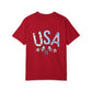 Comfort Colors USA Floral Flag T-Shirt