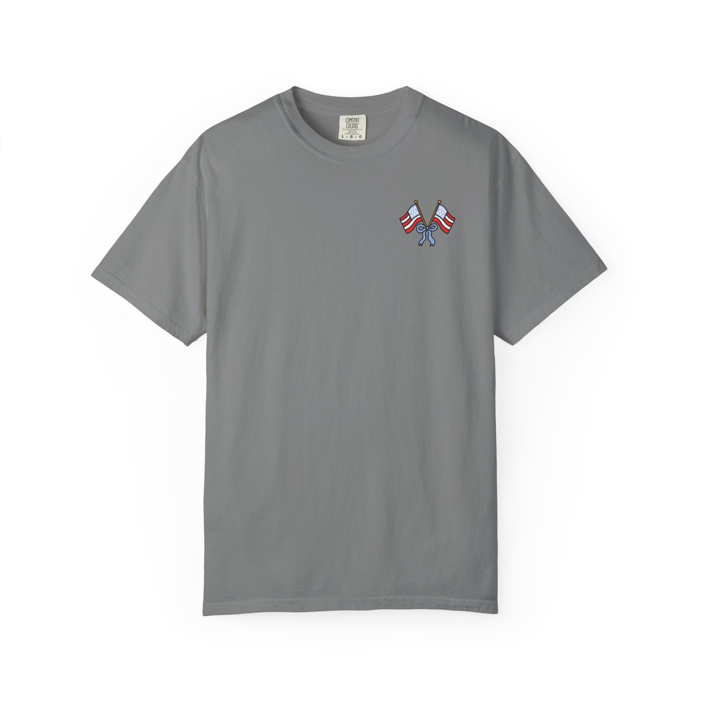 Comfort Colors USA Floral Flag T-Shirt