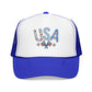 USA Floral Trucker Foam Mesh Hat