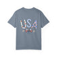 Comfort Colors USA Floral Flag T-Shirt