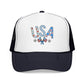 USA Floral Trucker Foam Mesh Hat