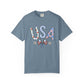 Comfort Colors-USA Floral T-Shirt
