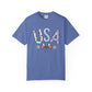 Comfort Colors-USA Floral T-Shirt