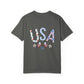 Comfort Colors USA Floral Flag T-Shirt