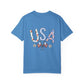 Comfort Colors USA Floral Flag T-Shirt