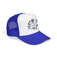 Embroidered Red White and Strawberry Foam, Mesh Trucker Hat