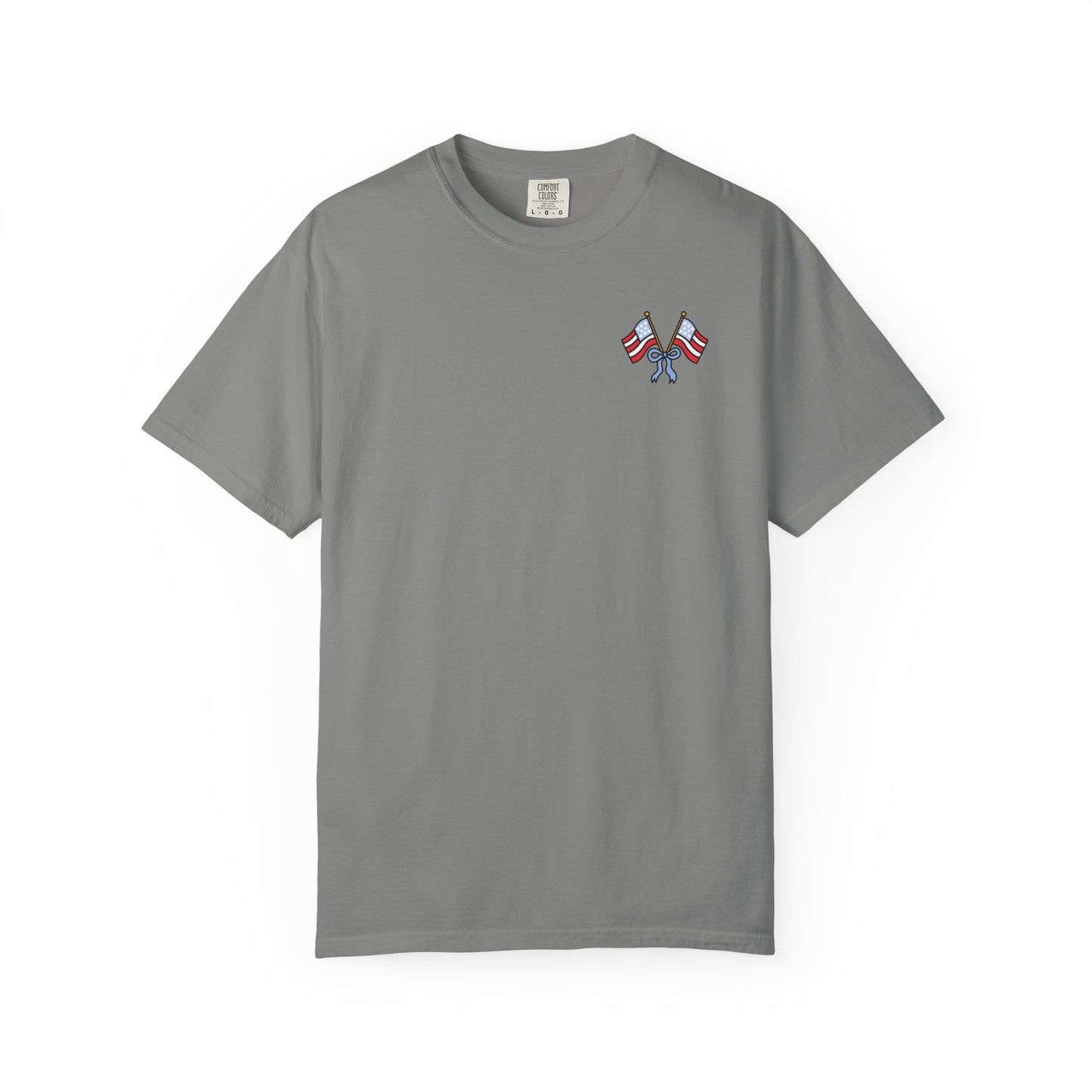 Comfort Colors USA Floral Flag T-Shirt