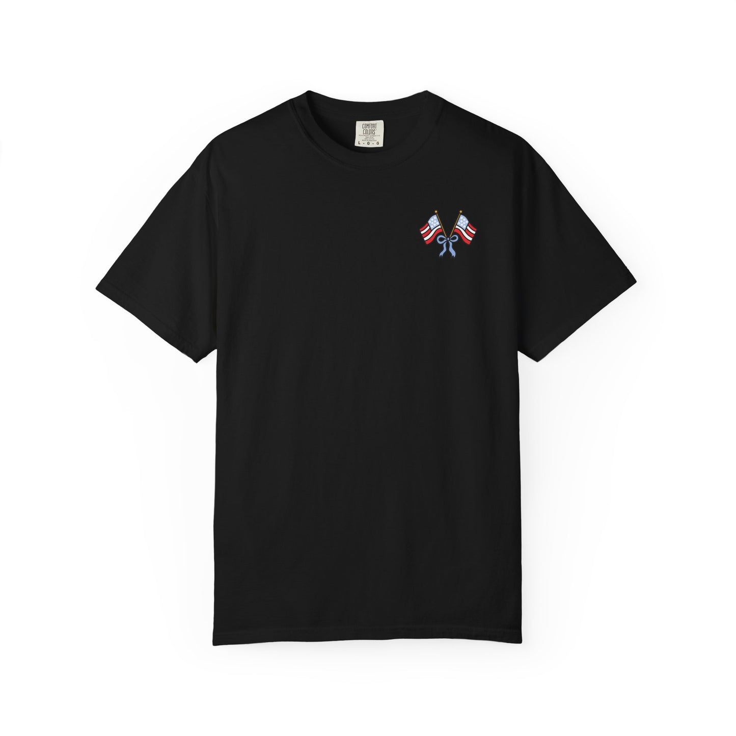 Comfort Colors USA Floral Flag T-Shirt