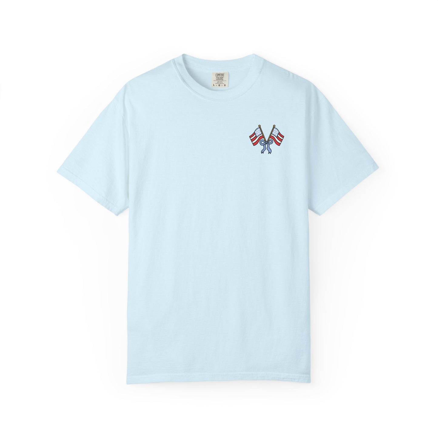 Comfort Colors USA Floral Flag T-Shirt