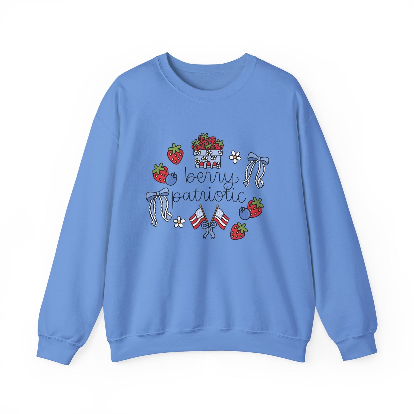 'Berry Patriotic' Crewneck Sweatshirt