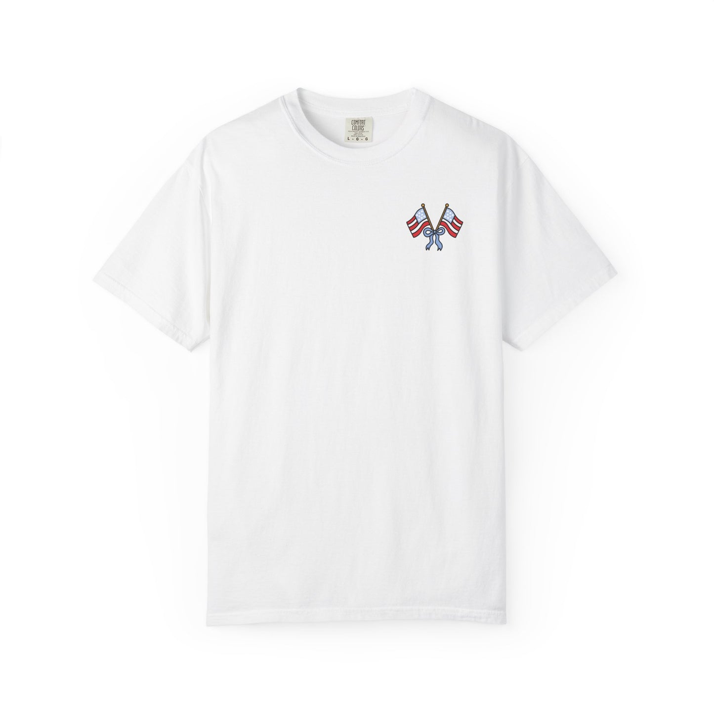 Comfort Colors USA Floral Flag T-Shirt