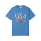 Comfort Colors-USA Floral T-Shirt