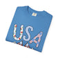 Comfort Colors-USA Floral T-Shirt