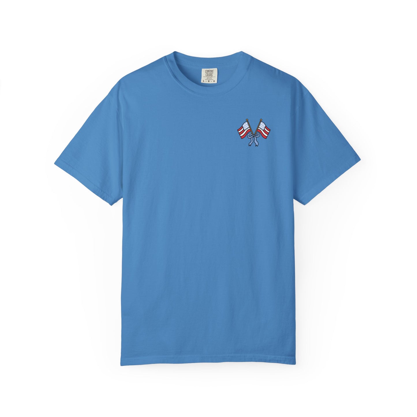Comfort Colors USA Floral Flag T-Shirt