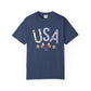 Comfort Colors-USA Floral T-Shirt