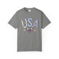 Comfort Colors-USA Floral T-Shirt