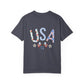 Comfort Colors USA Floral Flag T-Shirt