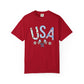 Comfort Colors-USA Floral T-Shirt