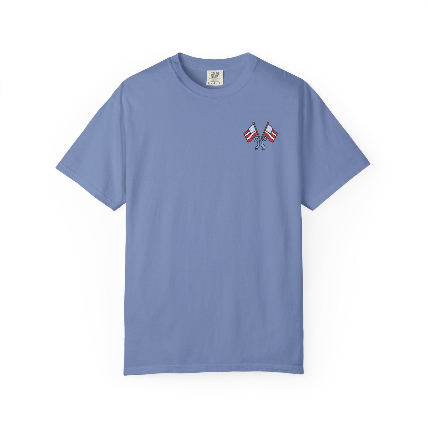 Comfort Colors USA Floral Flag T-Shirt