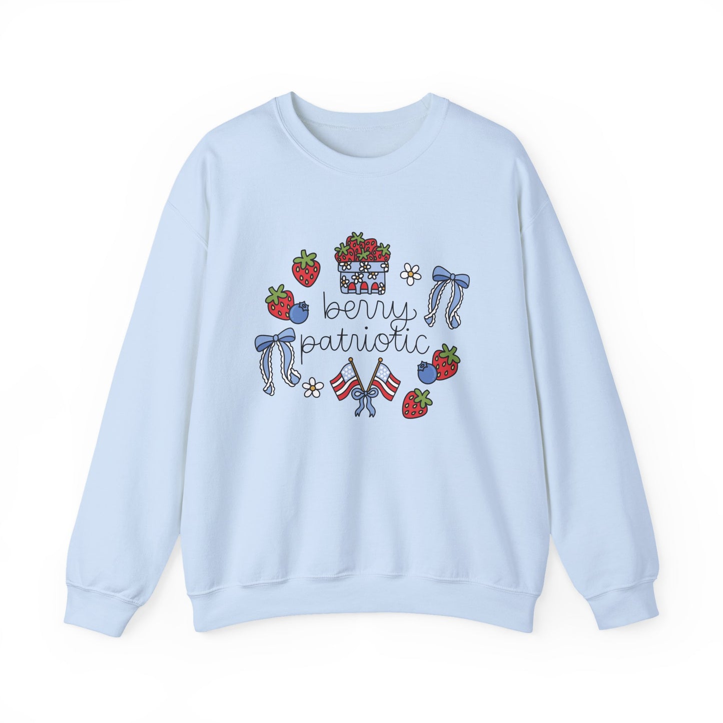 'Berry Patriotic' Crewneck Sweatshirt